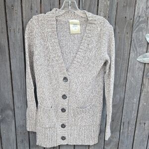 Old Navy Women's Beige Cardigan Sweater